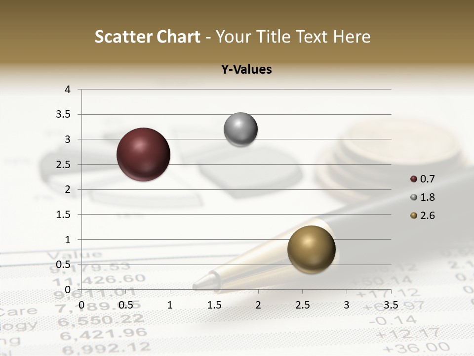 Graph Figures Plan PowerPoint Template