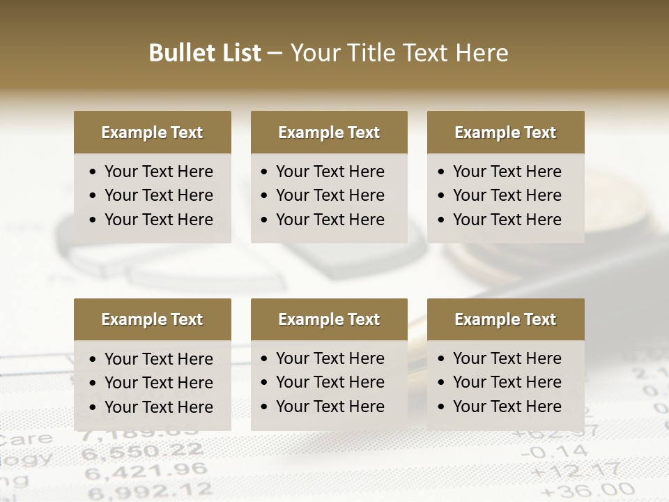 Graph Figures Plan PowerPoint Template