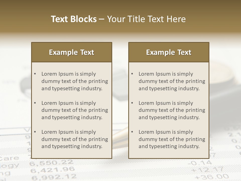 Graph Figures Plan PowerPoint Template