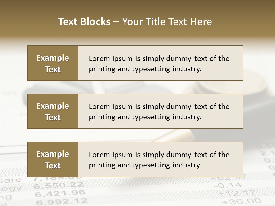 Graph Figures Plan PowerPoint Template