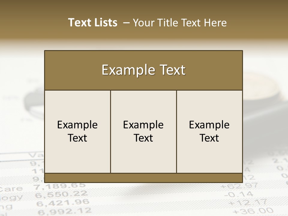 Graph Figures Plan PowerPoint Template
