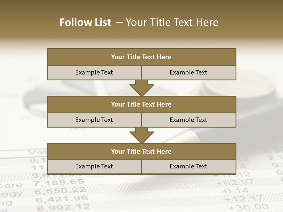 Graph Figures Plan PowerPoint Template