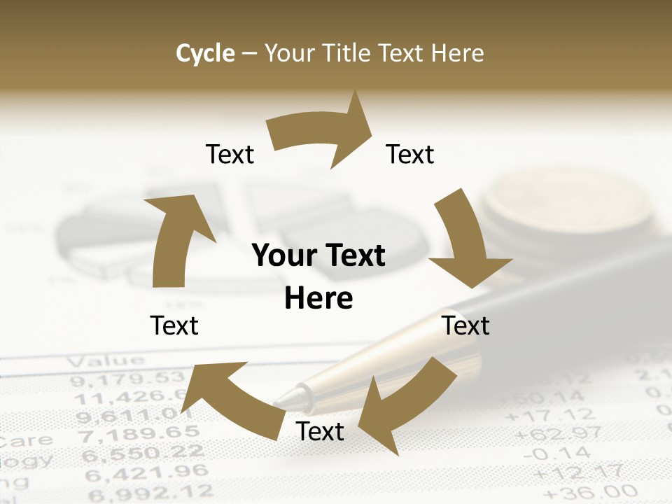 Graph Figures Plan PowerPoint Template