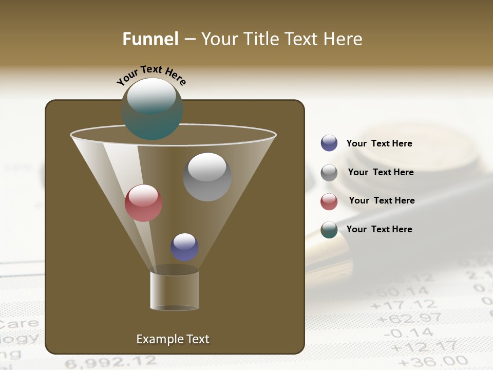 Graph Figures Plan PowerPoint Template