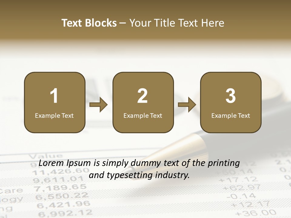 Graph Figures Plan PowerPoint Template