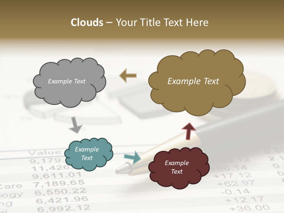 Graph Figures Plan PowerPoint Template
