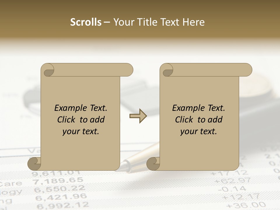 Graph Figures Plan PowerPoint Template