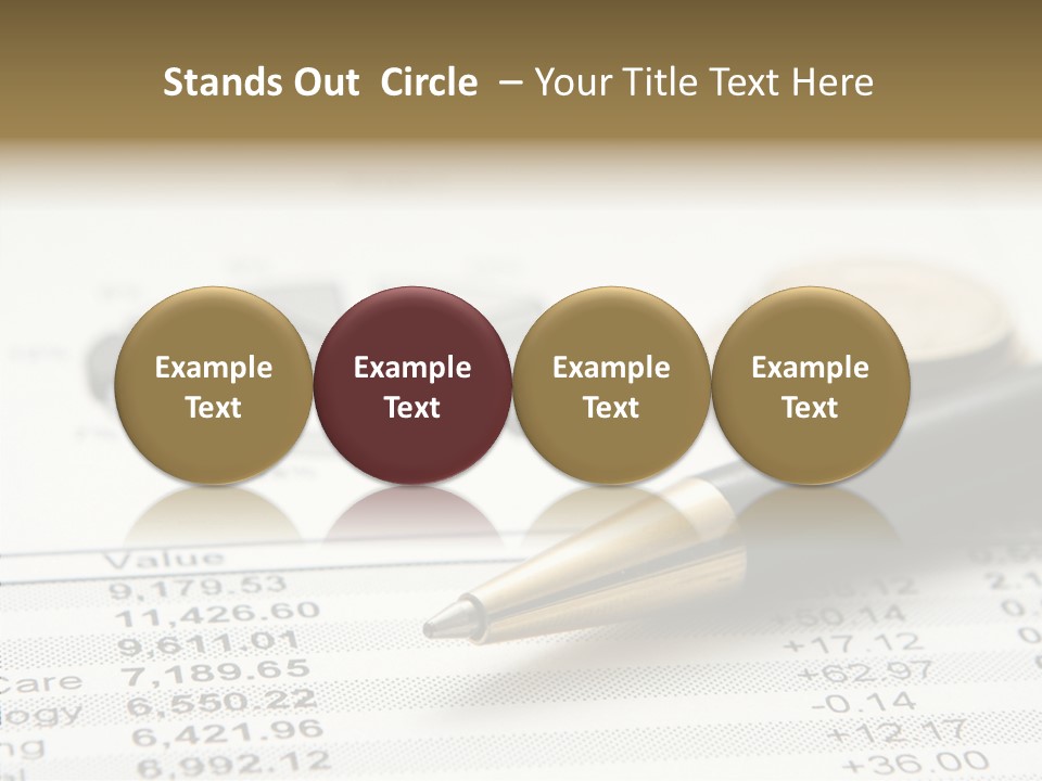 Graph Figures Plan PowerPoint Template