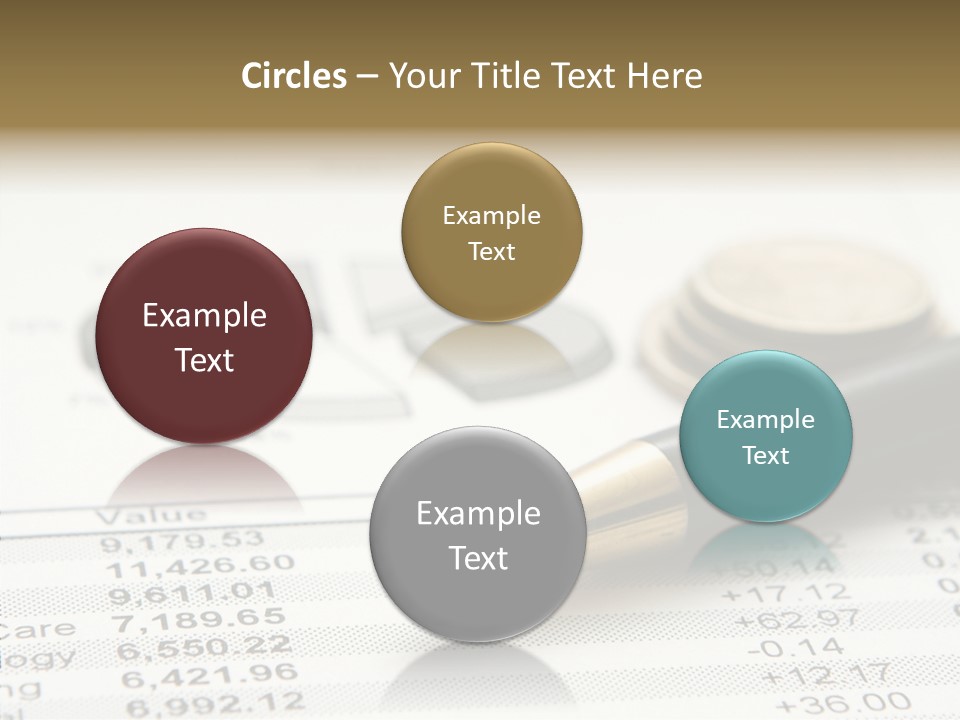 Graph Figures Plan PowerPoint Template