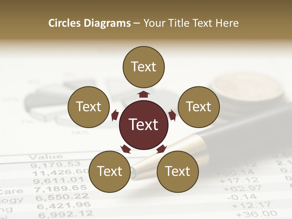 Graph Figures Plan PowerPoint Template