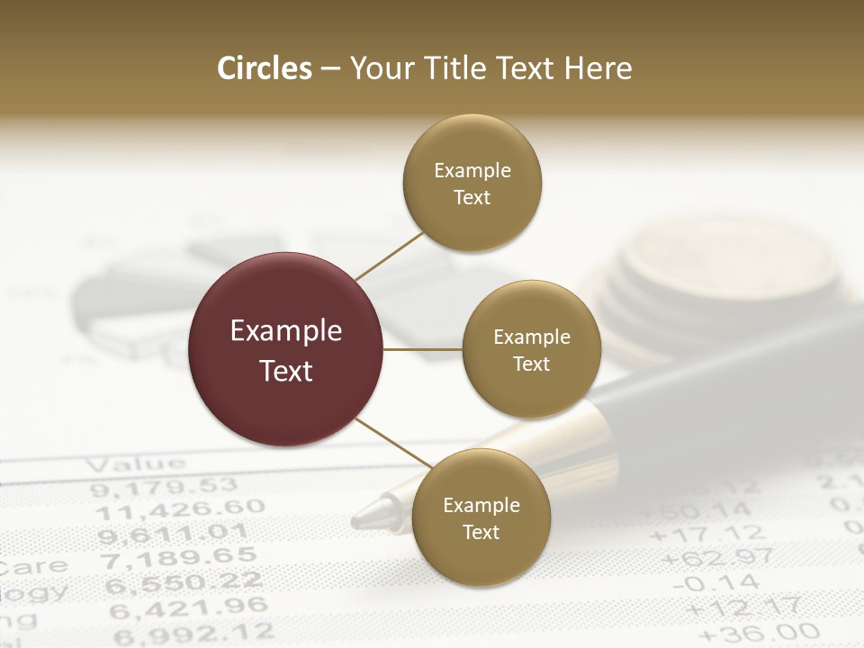 Graph Figures Plan PowerPoint Template