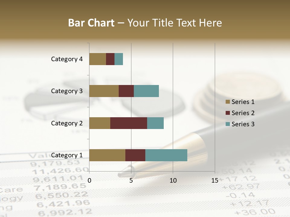 Graph Figures Plan PowerPoint Template
