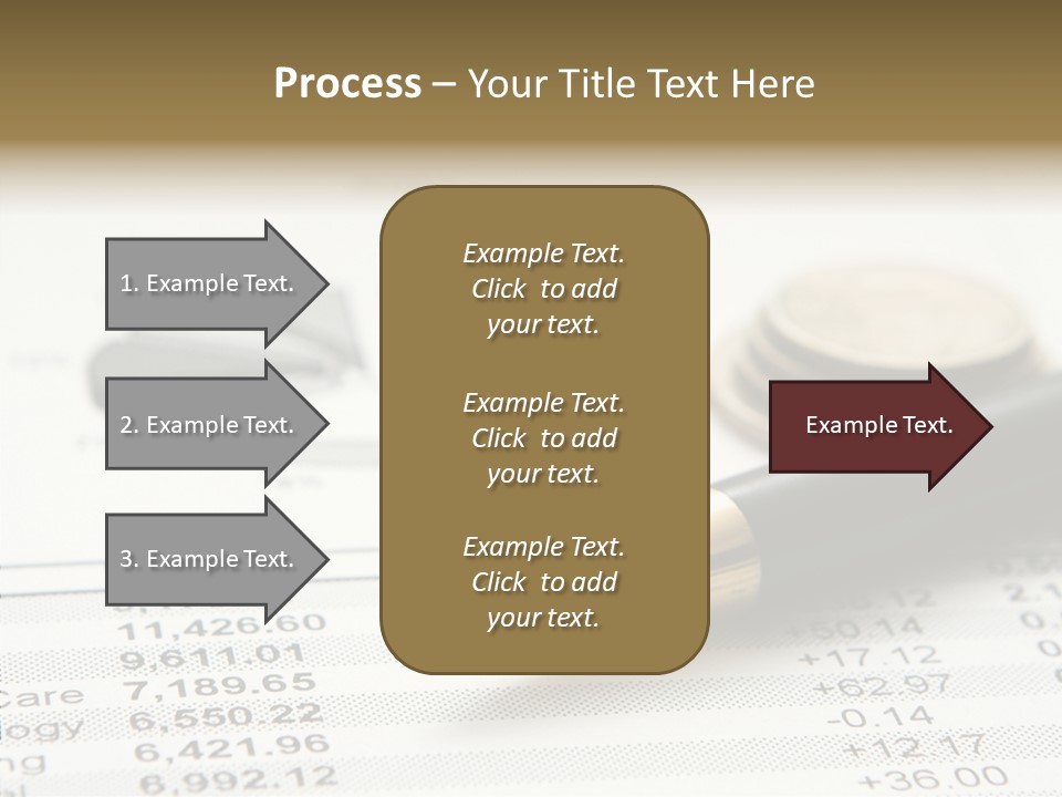 Graph Figures Plan PowerPoint Template