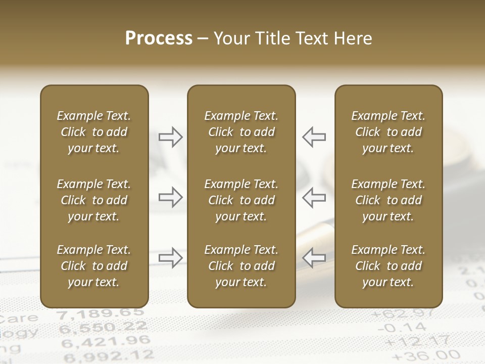 Graph Figures Plan PowerPoint Template