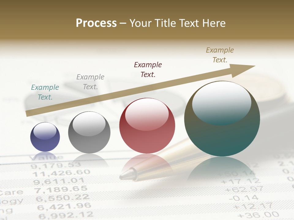 Graph Figures Plan PowerPoint Template