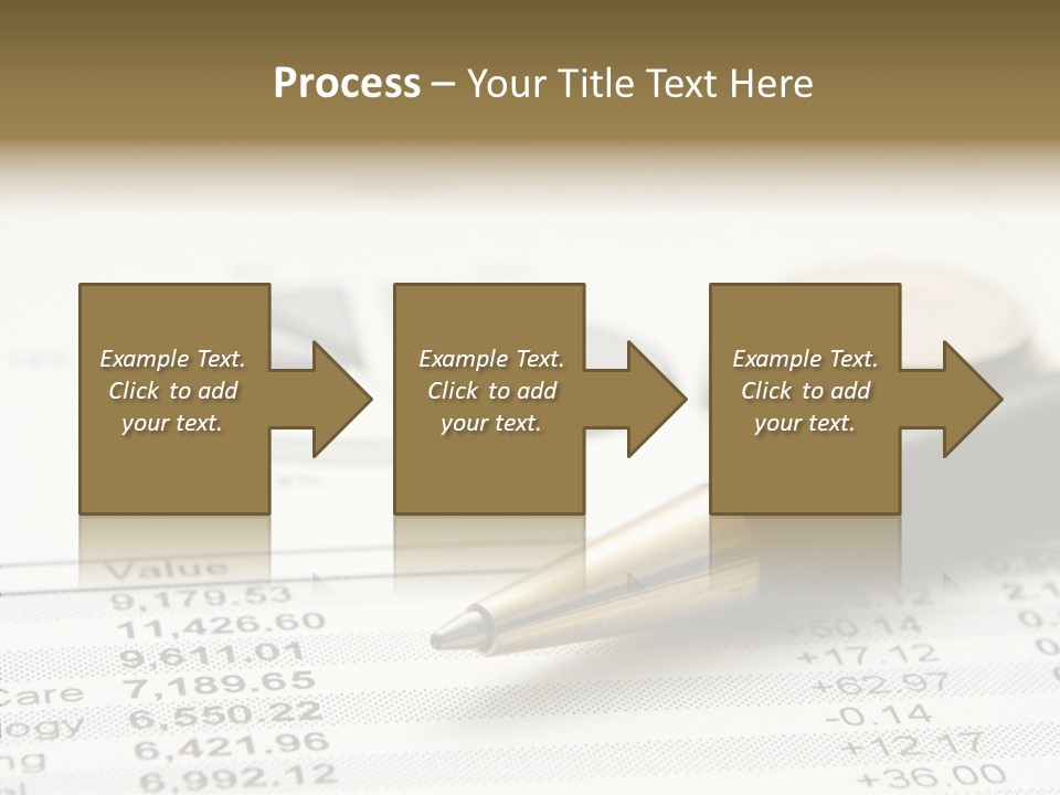Graph Figures Plan PowerPoint Template