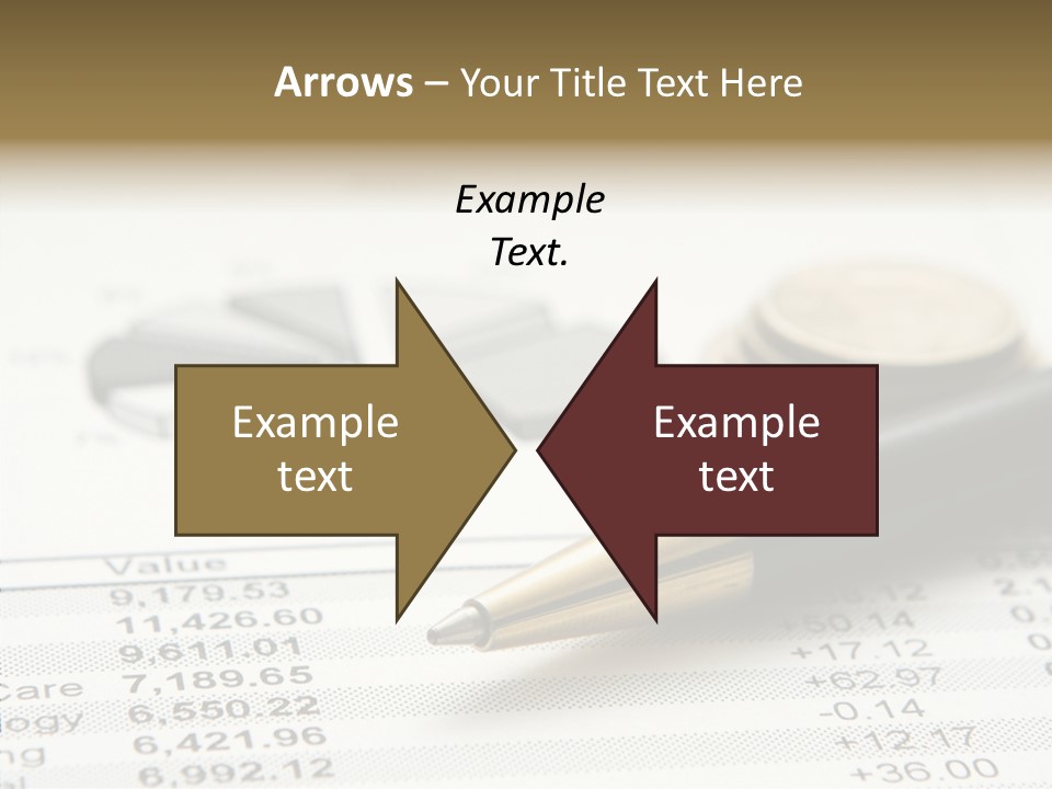 Graph Figures Plan PowerPoint Template