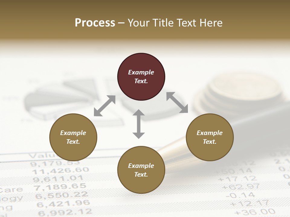 Graph Figures Plan PowerPoint Template