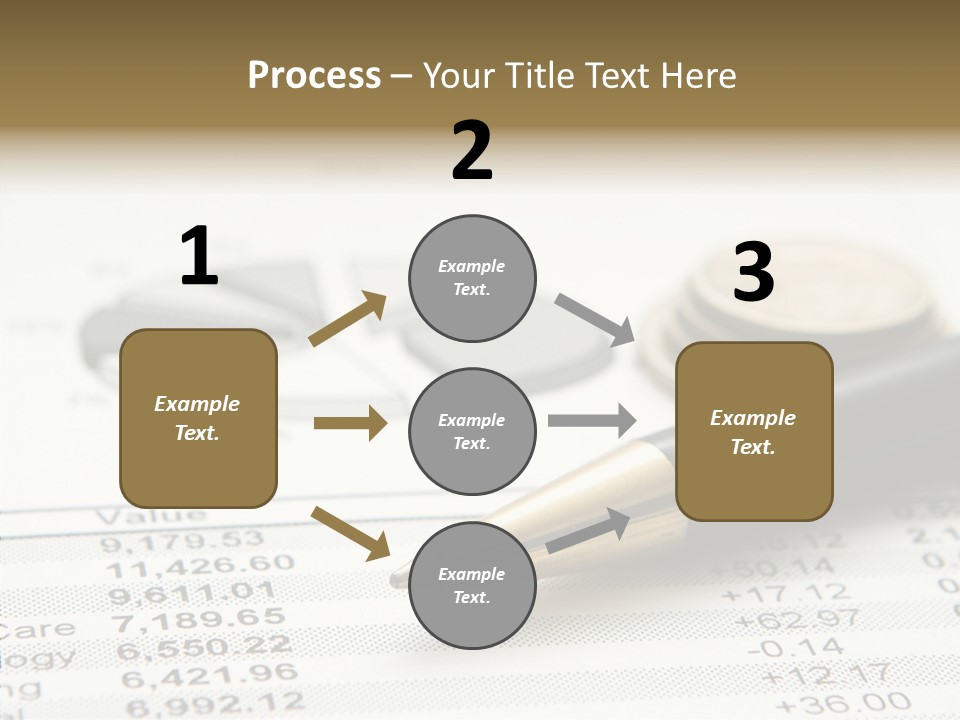 Graph Figures Plan PowerPoint Template