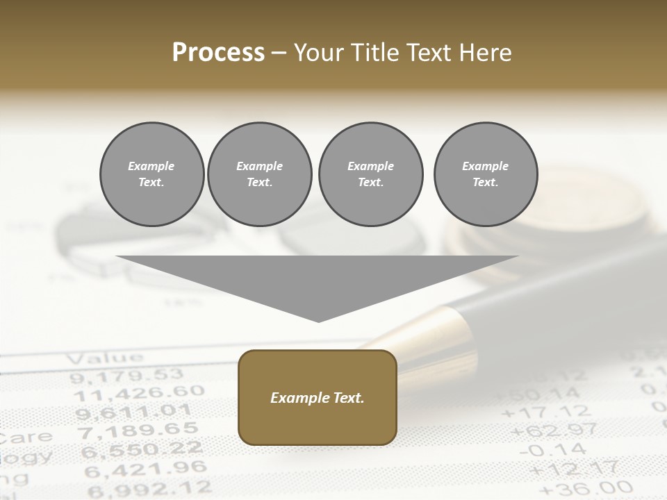 Graph Figures Plan PowerPoint Template