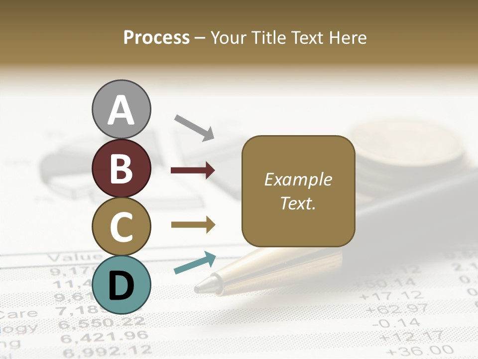 Graph Figures Plan PowerPoint Template