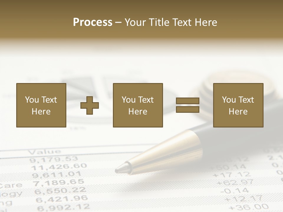 Graph Figures Plan PowerPoint Template