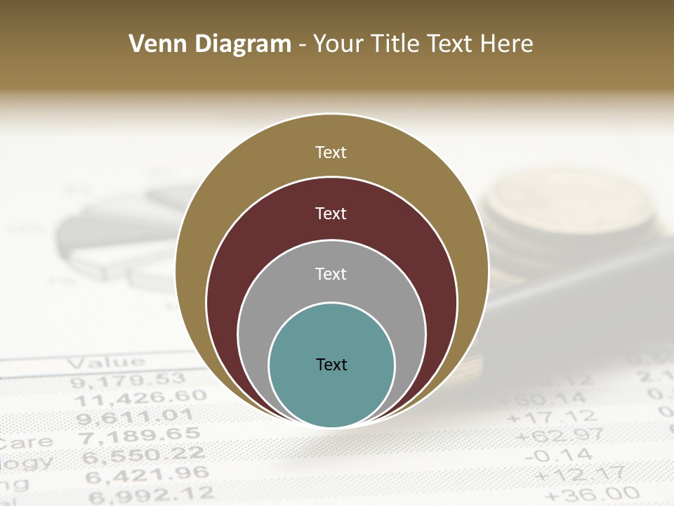 Graph Figures Plan PowerPoint Template