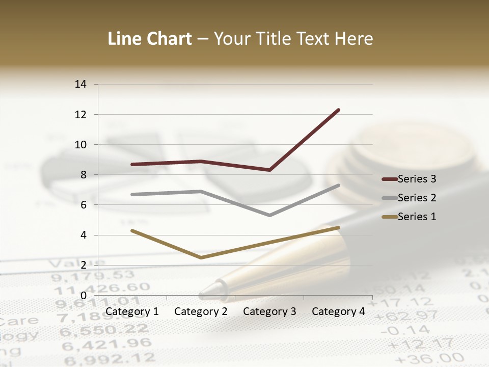 Graph Figures Plan PowerPoint Template