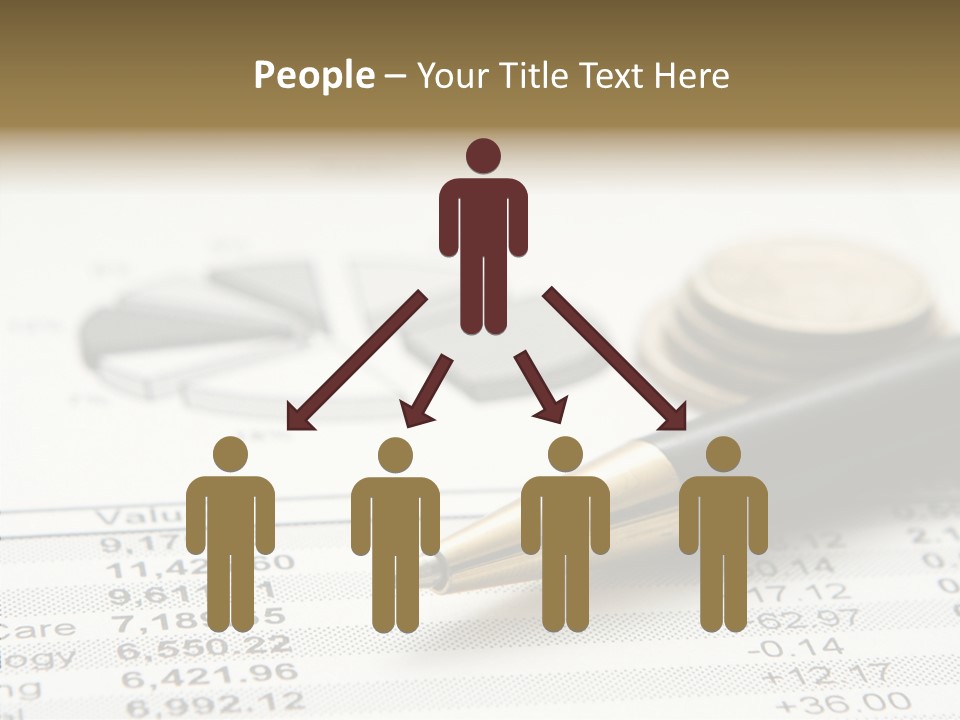 Graph Figures Plan PowerPoint Template