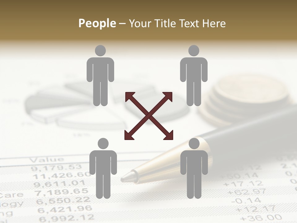 Graph Figures Plan PowerPoint Template