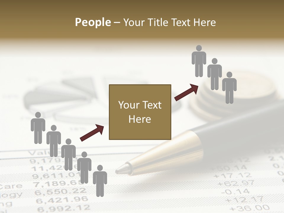 Graph Figures Plan PowerPoint Template