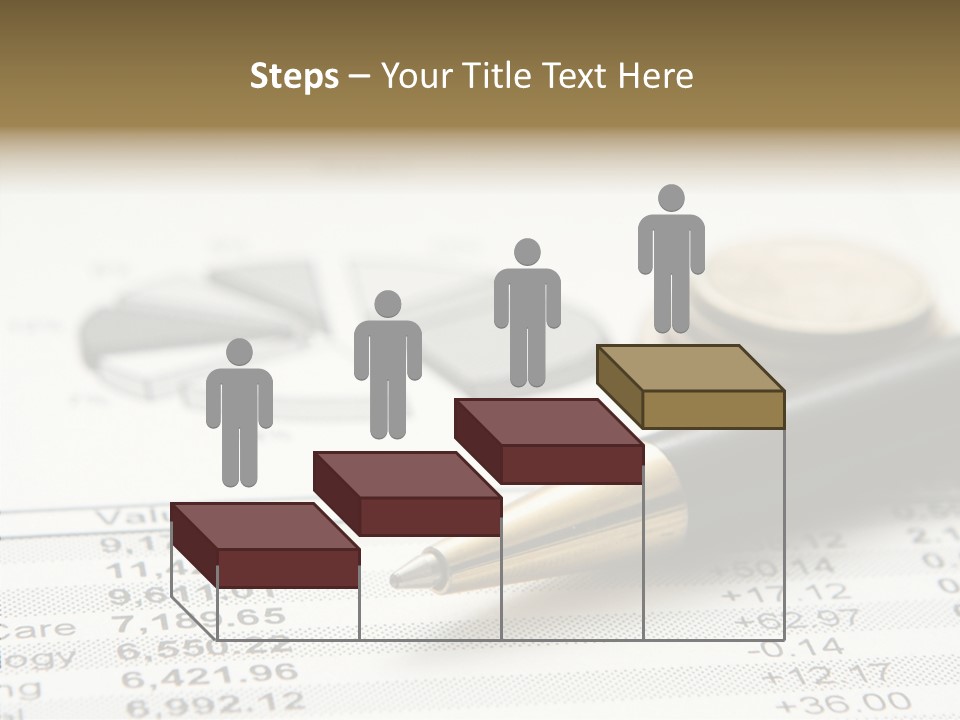 Graph Figures Plan PowerPoint Template
