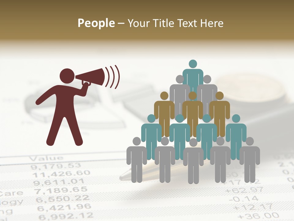 Graph Figures Plan PowerPoint Template