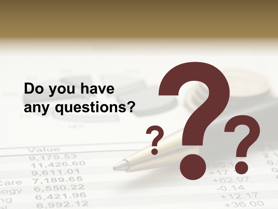 Graph Figures Plan PowerPoint Template