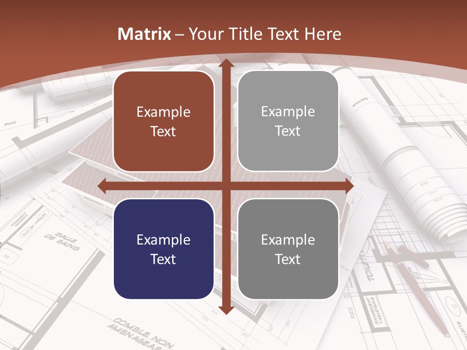 Crown Map Fold PowerPoint Template