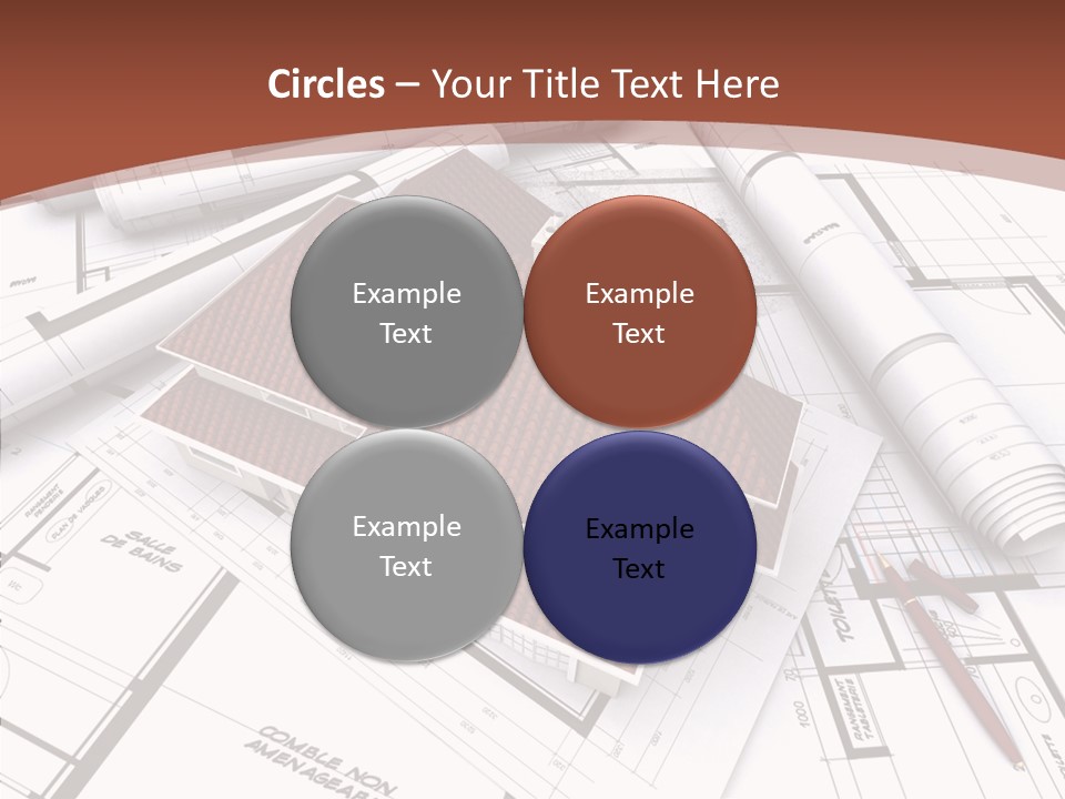 Crown Map Fold PowerPoint Template