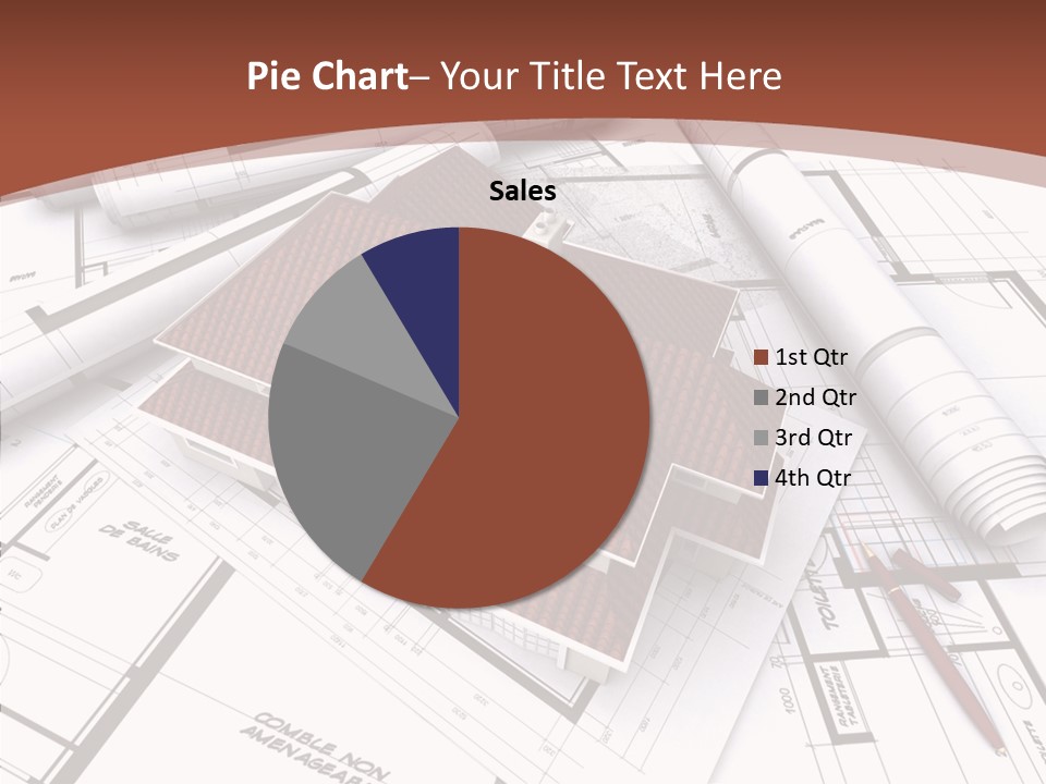 Crown Map Fold PowerPoint Template