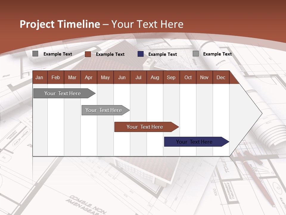 Crown Map Fold PowerPoint Template