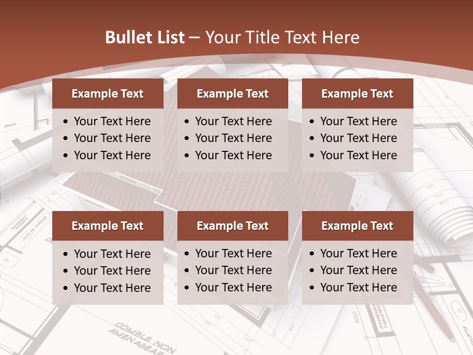Crown Map Fold PowerPoint Template