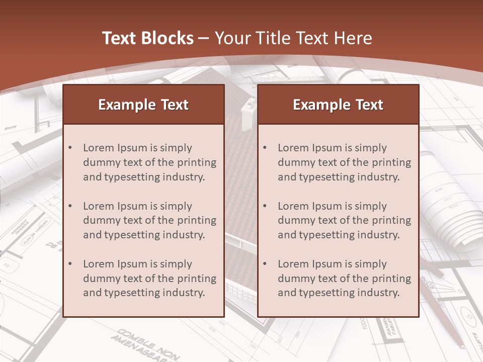 Crown Map Fold PowerPoint Template