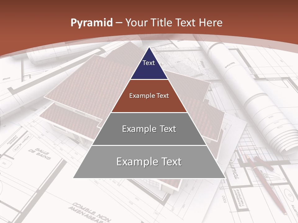 Crown Map Fold PowerPoint Template