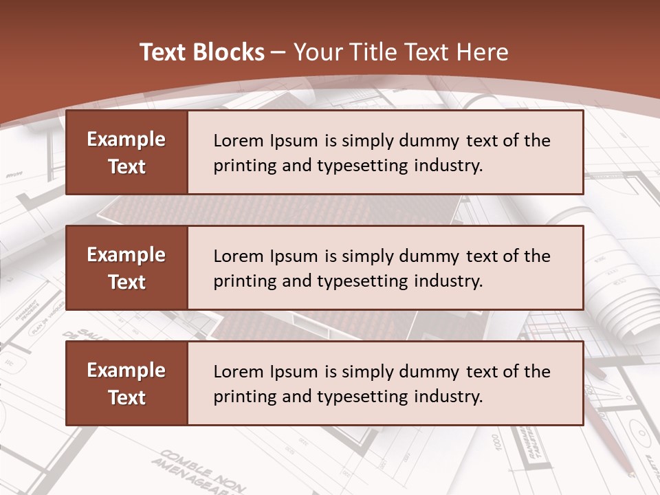 Crown Map Fold PowerPoint Template