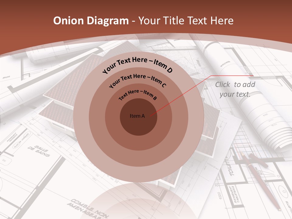 Crown Map Fold PowerPoint Template