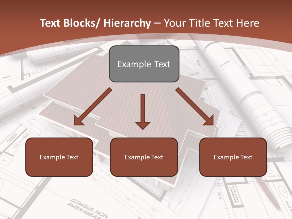 Crown Map Fold PowerPoint Template