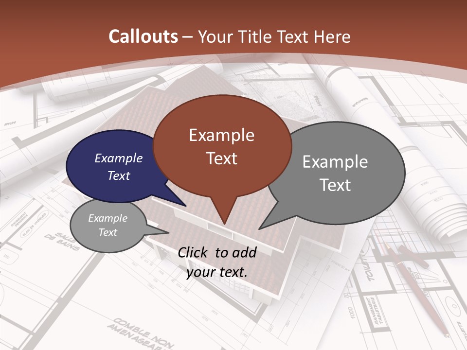 Crown Map Fold PowerPoint Template