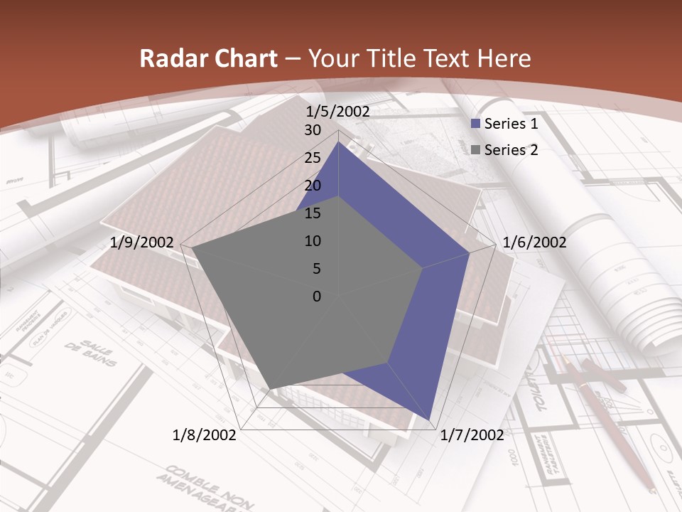 Crown Map Fold PowerPoint Template