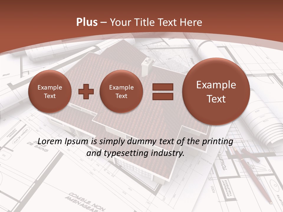 Crown Map Fold PowerPoint Template
