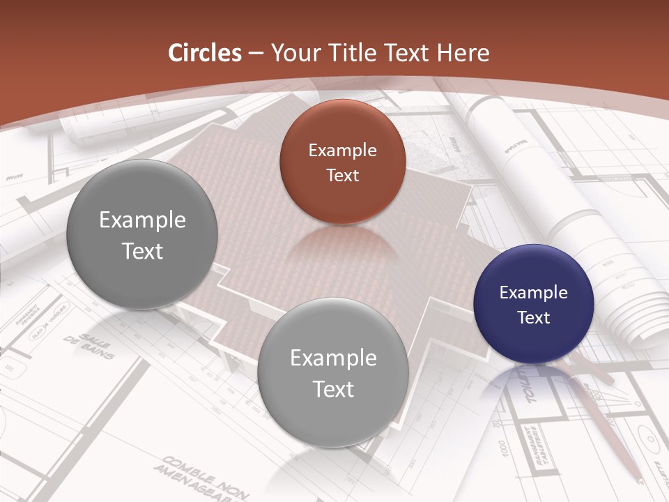 Crown Map Fold PowerPoint Template