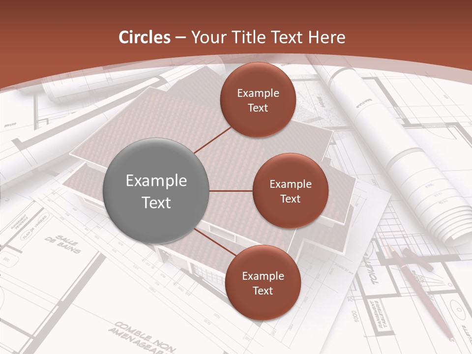 Crown Map Fold PowerPoint Template