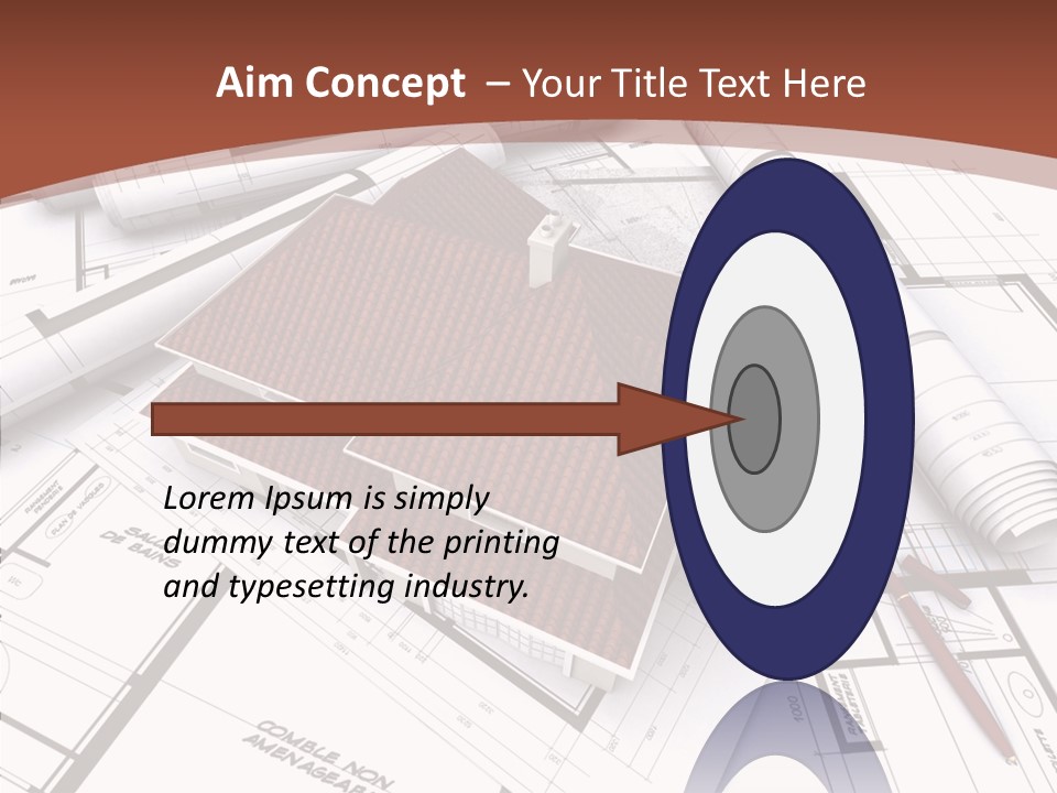 Crown Map Fold PowerPoint Template